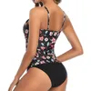 Costumi da bagno Estate Costumi da bagno grandi sexy Taglie forti Set Tankini Fa Costumi da bagno a due pezzi Abbigliamento da spiaggia Costume da bagno Piscina Costume da bagno da donna AA230529