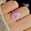 anillo de eternidad rosa