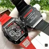 Richarmill Watch Luxury Ins Watches Miller Watch Reprint Mens och Womens Watch Black Technology Limited Edition Cutout Trendy Watch Swiss ZF Factory