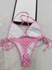 Bikini designerki stroje kąpielowe seksowne bandeau bikini strojów kąpielowych damskie stroje kąpielowe brazylijskie zestaw maillot de bain femme pływa