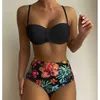 Swim Wear Sexy Print Bikinis 2023 Kvinnors badkläder Push Up FA Swimsuit Swimming Bathing Suits Brasiliansk bikini Set Beachwear Bather AA230529