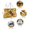 Andere Taschen Hochwertige Handtasche für Frauen Große Kapazität Weibliche Umhängetasche Damen Strandtasche Vintage Ananas Kunst Totes