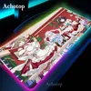 Ruhen honkai Impact 3. Anime sexy Mädchen Arsch Gaming RGB Large Maus -Pad Computer Mousepad LED Backlight xxl mausklammern Tastatur Tastatur Matte