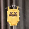 23SS Designer Bebek Giysileri Yeni Bebek Giysileri Yenidoğan Onesie Bebek Sling Bag Butt Takım Takım Ayı Logo Baskı Tırmanma Takımı Tek Parçalı HA Giysileri Yeni Born Giysiler A1