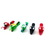 Smoking Colorful Silicone Hand Pipes Portable Snake Spider Style Removable Glass Filter Nineholes Spoon Bowl Herb Tobacco Cigarette Holder Waterpipe Bong DHL