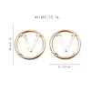 Designer Hoop Huggie Boucles D'oreilles Pour Femmes Lettre Creux Électrolytique Sexy Marques Boucles D'oreilles Bijoux Cadeau En Vrac