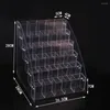 Jewelry Pouches SZanbana Transparent Desktop Showcase Eyebrow Storage Lipstick Shelf Brush Display Stand Rack Acrylic Makeup Organizer