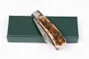 M6722 Pocket Folding Knife CPM-20V Satin Blade Mammoth Ivory Handgreep Outdoor EDC Tools Beste cadeau voor mannen