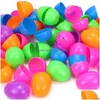 Altre forniture per feste festive Ripieni di uova di Pasqua Set da 48 pezzi Sorpresa con mini regalo Colorf Pre per bambini Cestino Regali Filler Dhxki