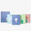 Emballage Sacs 3D Cadeau Sac En Papier Anniversaire Tissu Boutique Paquet Fleur Threensionnel Origami Stockage Drop Delivery Bureau École Dhh1X