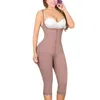 Vita Tummy Shaper Comfort elevato Cerniera frontale Pantaloni accorciati ad alta pressione per uso quotidiano e post-operatorio Recupero postpartum Faja 230526