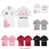 Redbulls Men's Polos 2022 F1 Tシャツフォーミュラ1レーシングポロシャツモータースポーツチームユニフォーム特大Tシャツファッションハラジュク女性F1服ジャージー