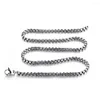 Chains Necklace Fish Chain Fishing Skeleton Stainless & Bone Pendant Steel Surfer Hook Necklaces Pendants