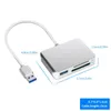 Gadgets tipo C USB 3.0 XQD CARD CARDE PORTABLE XQD SD (HC/XC) TF Adaptador de leitor de cartões de memória universal para o TypeC Laptop Windows