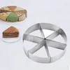 ベーキング金型カラーボックス6レイヤードスライサーステンレス鋼ムースリングパンピザのための取り外し可能なケーキクッキー型エッセンシャルベイクウェア