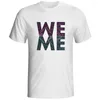 Herren T-Shirts We Me Shirt Typografie Design Kreatives T-Shirt Skate Print Casual Unisex