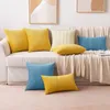 Knuffels kussensloop bont decoratieve knuffel deksels kussen deksel huisdecoratie kantoor dutje kussen kussen candiks solid kleur fluweel streep sofa