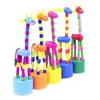 Montessori Toys edukacyjne drewniane zabawki dla dzieci Wczesne uczenie się ćwiczenia palce dziecięce elastyczne materiały żyrafy prezenty zabawkowe