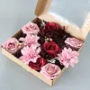 Decorative Flowers Wedding Artificial Rose Combo Box Set For DIY Bouquets Centerpieces Arrangements Party Home Decoration