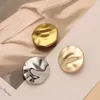 Boutons en métal de style simple pour manteau chemise pull bricolage bouton de couture accessoires vestimentaires 3 couleurs