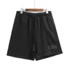 Herr shorts mode ess designer byxor 2023 sommar ny dimma säsong 8 ess multi tråd 3d flocking high street fem poäng