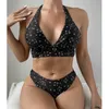 Swim Wear Floral Sexy 3st Bikinis Women's Swimsuit FA badkläder Push Up Swimming Bathing Duits med kjolflickor Bikini Set Beachwear AA230529