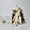 ألعاب مضحكة Mihoyo Genshin تأثير Ningguang Gold Leaf و Pearly Jade Ver. PVC Action Figure Figure Model Toys Collection D