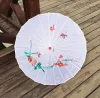 Adults Chinese Handmade Fabric Umbrella Travel Candy Color Oriental Parasol Umbrellas Wedding Tools Fashion Accessories