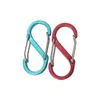 51x23mm Large Keychain Multifunctional Key Ring Outdoor Tools Camping S-type Buckle 8 Characters Quickdraw Carabiner 0529