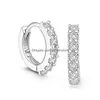 Hoop Huggie Whole Salesier Oneerow Crystal Rhinestone oorbellen voor vrouwen Bijoux Ear Cuff Accessoire Bruiloft Oordraling Geschenkdruppel Dhwia Dhwia