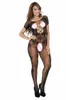 28% OFF Ribbon Factory Store Women's transparent mesh suits latex idols sexy lingerie new series