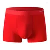 Underpants Warm Keeping Texture In Autumn And Winter Men's Underwear Wholesale Factory Antimicrobial Seamless Boxer