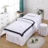 Bettwäsche-Sets 4-teilig Love Beauty Salon Set Hautfreundliche Bettwäsche Bettwäsche Massage Spa Bedskirt Stoolcover Kissenbezug Quilt Cover2940zoe4