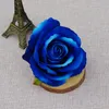 10Pc/lot Simulation Velvet Rose Head Artificial Flowers Bouquet Wedding Arch Flower Party Background Decoration Rose Flower Wall Holiday Hat Accessories Wreath