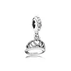 925 pund silver ny mode charm original runda pärlor, dsn hat stil zirkoniums mångsidiga pendellpärlor diy tillbehör pärlor, kompatibla pandora armband, pärlor