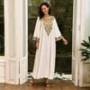 Abbigliamento etnico Marocco Kaftan Dubai Abaya Maxi abito ricamato Mubarak Abito islamico Musulmano