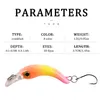 Baits Lures 1 sunken Minnow fishing 3.7cm 1.5g mini artificial hard tip hook crank bait worm trout bass shovel P230525