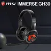 MICE MSI Gear Eintauchen GH30 Kabel Gamer Headphones Gaming Headset mit Mikrofon -Setup RGB Rauschreduktion HiFi Laptop PC Gamer Neu