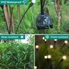 Ankomst solmattlampa med LED Wind Firefly Light Outdoor Garden Yard Grundvattentät för camping