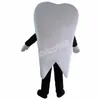 Dentysta zębów Mascot Costume Symulacja Symulacja kreskówka Anime Postacie dorośli rozmiar świątecznego stroju reklamowego na świeżym powietrzu