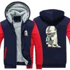 Herrjackor appa sip avatar de sista airbender hoodies jacka män tjock varm blixtlås tröjor manlig överdimensionerad kläder euro storlek