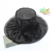 Chapeaux à bord large printemps d'été Mesh Sun Sun Visor Cap Cap Tempérament de fleur Robe de mariée Bridal Tea Party Femme Femme