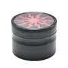 Accessoires Herb Grinder Transparent Skylight Lightning Smoke Grinders Diamètre 6M Fourlayer Aluminium Alloy Tobacco Crusher Drop Del Dhhu6