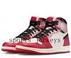 12 days get shoes Jumpman 1 High OG Across the Spider-Verse Basketball Shoes University Red/Black-White Outdoor Trainers Sports Sneaker With Box