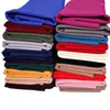 Etnische kleding 180 cm sjaals voor dames moslim sjaals vrouwen maxi vast katoen hijab pashmina foulard sjaals snoepkleuren hoofd sjaal