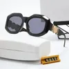 Luxe designerzonnebril voor dames herenbril gepolariseerde uv-bescherming lunette tinten goggle strandzon modezonnebril met klein montuur