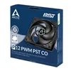 Soğutma Arktik P12 PWM PST CO 4pin CPU Radyatör Sessiz 120x120x25mm Fan Bilgisayar Kılıfı Soğutucu Master 12cm Çift Top Yatak Siyah