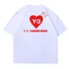 Hommes t-shirts femmes T-shirt humain fait été amour impression rue coton ample col rond T-shirt à manches courtes