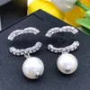 stud earrings top quality woman Luxury designer Hoop earring double letter ccity jewelry women Wedding Gifts 76