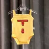 23ss designer babykleertjes nieuwe babykleertjes pasgeboren onesie Draagdoek tas butt pak kruipen pak beer logo print klimmen pak een stuk ha kleding pasgeboren kleding a1